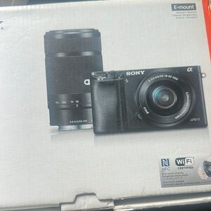 Sony Black Digital Camera with Mirrorless Design